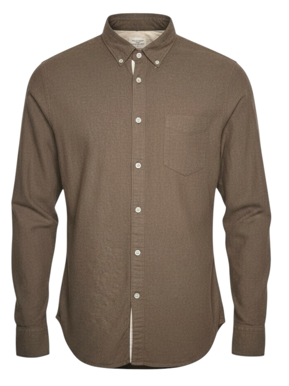 rag & bone Tomlin Dobby cotton shirt size L